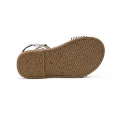 DREAM PAIRS Women Open-toe Princess Girls Flat Sandals