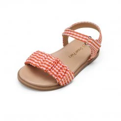 DREAM PAIRS Women Open-toe Princess Girls Flat Sandals