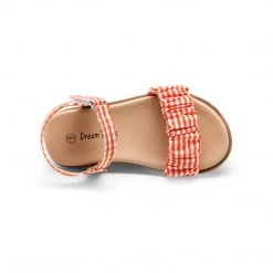 DREAM PAIRS Women Open-toe Princess Girls Flat Sandals