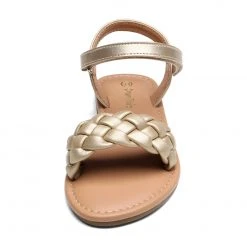 DREAM PAIRS Girls Braided Flat Sandals Women