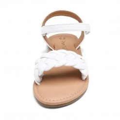 DREAM PAIRS Girls Braided Flat Sandals Women