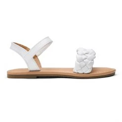 DREAM PAIRS Girls Braided Flat Sandals Women