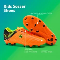 DREAM PAIRS Bruno Marc Boys & Girls Soccer Cleats Shoes