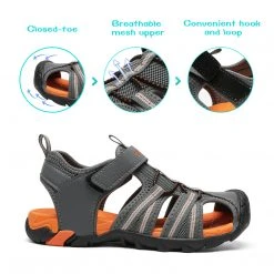 DREAM PAIRS Boys Girls Outdoor Athletic Sandals