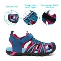 DREAM PAIRS Boys Girls Outdoor Athletic Sandals