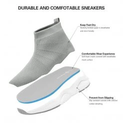 Dream Pairs Boys Girls High Top Slip-on Sock Shoes