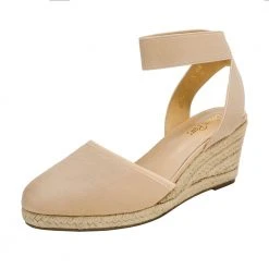 DREAM PAIRS Women's Ankle Strap Espadrilles Wedge Sandals