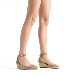 DREAM PAIRS Women's Closed Toe Espadrille Wedges