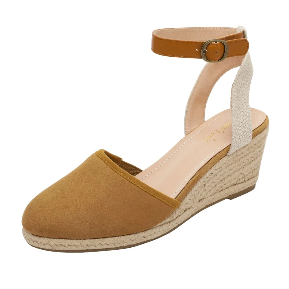 DREAM PAIRS Women's Low Wedge Espadrilles 7 DREAM PAIRS Women's Low Wedge Espadrilles