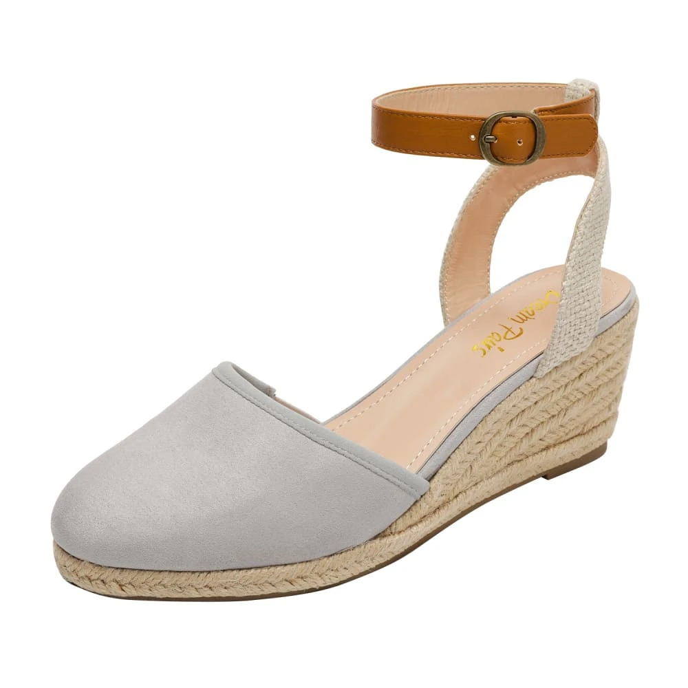 DREAM PAIRS Women's Low Wedge Espadrilles 19 DREAM PAIRS Women's Low Wedge Espadrilles