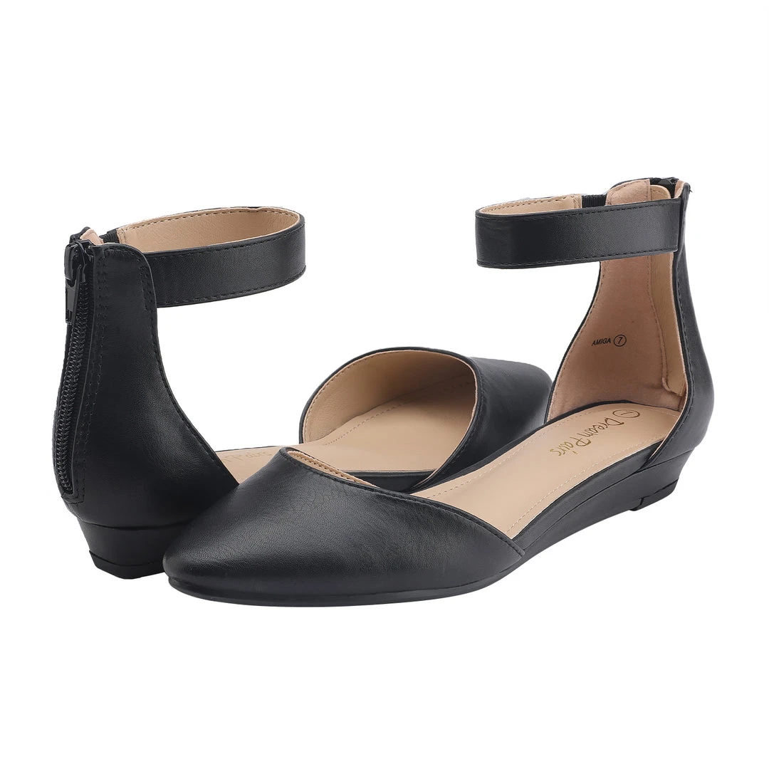 DREAM PAIRS Women's Ankle Strap Flats Shoes 8 DREAM PAIRS Women's Ankle Strap Flats Shoes
