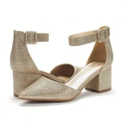 DREAM PAIRS Chunky Low Heel Pumps New Arrivals