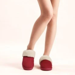 DREAM PAIRS Women's Indoor & Outdoor Warm Fuzzy Slippers