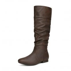 DREAM PAIRS Women's Flat Knee High Boots