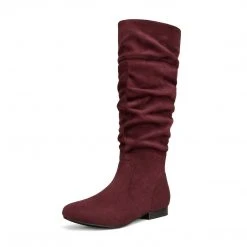 DREAM PAIRS Women's Flat Knee High Boots