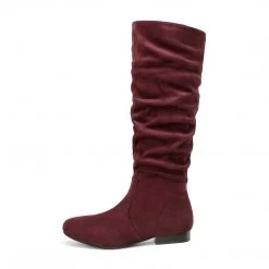 DREAM PAIRS Women's Flat Knee High Boots