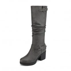 Dream Pairs Women's Chunky Heel Knee High Boots