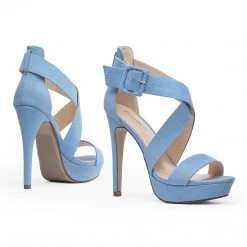 DREAM PAIRS New Arrivals Open Toe Strappy Stiletto Sandals
