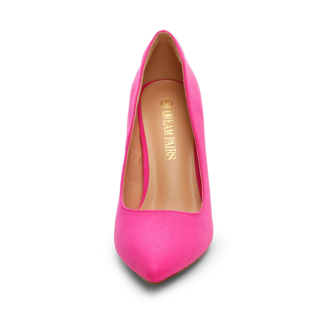 DREAM PAIRS Women's High Heel Suede Pump Shoes 22 DREAM PAIRS Women's High Heel Suede Pump Shoes