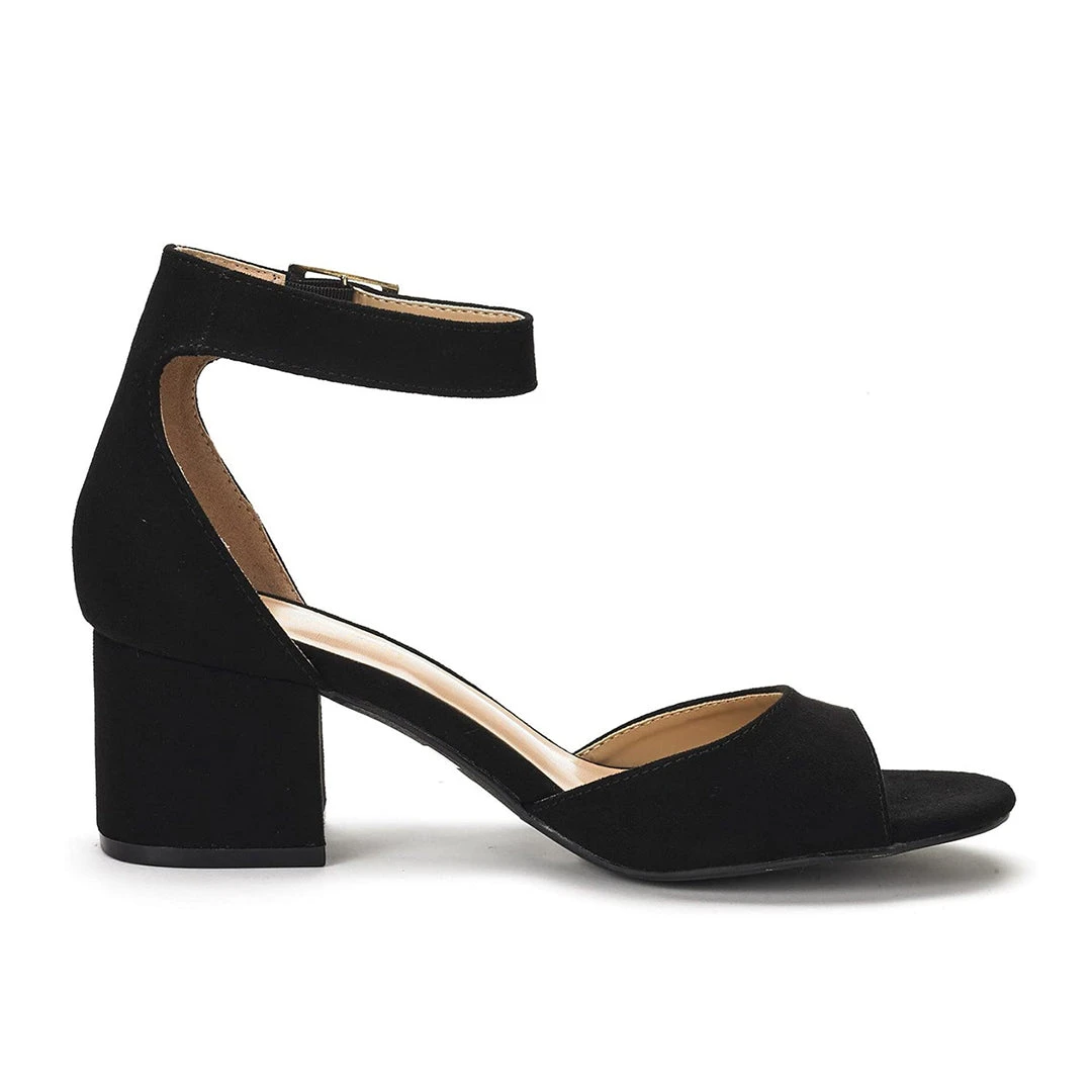 DREAM PAIRS New Arrivals Women's Low Heel Ankle Strap Chunky Sandals 9 DREAM PAIRS New Arrivals Women's Low Heel Ankle Strap Chunky Sandals