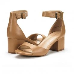 DREAM PAIRS New Arrivals Women's Low Heel Ankle Strap Chunky Sandals 73 DREAM PAIRS New Arrivals Women's Low Heel Ankle Strap Chunky Sandals