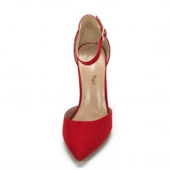 DREAM PAIRS Coco Pointed Toe Chunky High Heel Pumps Women