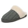 DREAM PAIRS Women's Winter Knitted House Slippers