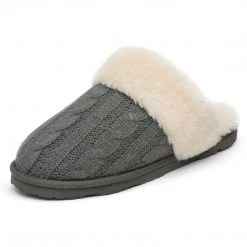 DREAM PAIRS Women's Winter Knitted House Slippers