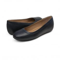 DREAM PAIRS Low Wedge Round Toe Flat Shoes Women