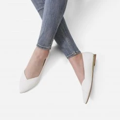 DREAM PAIRS Women's Wide Fit Pointed Toe Dressy Ballet Flats