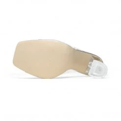 DREAM PAIRS Transparent Stiletto Heel Sandals