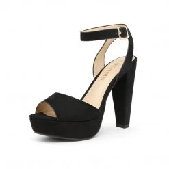 DREAM PAIRS New Arrivals High Heel Platform Chunky Sandals