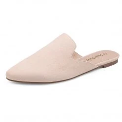 DREAM PAIRS Women's Pointed Toe Flat Mules