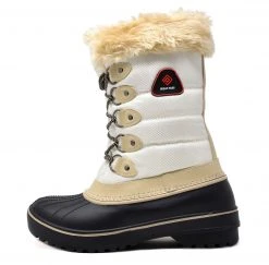 DREAM PAIRS Women's Lace Up Winter Walking Snow Boots