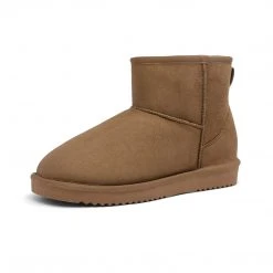 DREAM PAIRS Women's Faux Fur Winter Ankle Snow Boots