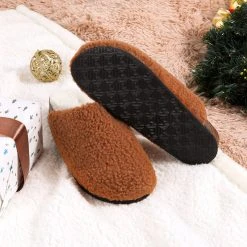 DREAM PAIRS Women's Indoor & Outdoor Cork Fuzzy Slippers 59 DREAM PAIRS Women's Indoor & Outdoor Cork Fuzzy Slippers