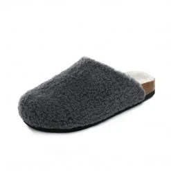 DREAM PAIRS Women's Indoor & Outdoor Cork Fuzzy Slippers 78 DREAM PAIRS Women's Indoor & Outdoor Cork Fuzzy Slippers