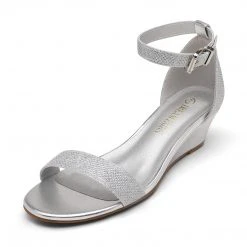 DREAM PAIRS Women's Ankle Strap Low Wedge Sandals