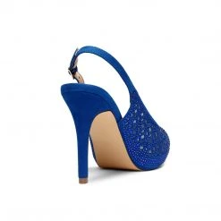 DREAM PAIRS Women's High Heels Peep Toe Rhinestone Pumps