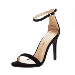DREAM PAIRS New Arrivals Women's Ankle Strap Stiletto Stylish High Heel Sandals