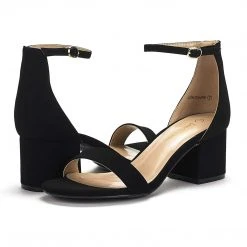 DREAM PAIRS Chunky Low Heel Pump Sandals New Arrivals