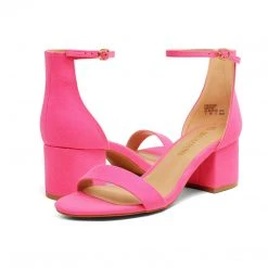 DREAM PAIRS Chunky Low Heel Pump Sandals New Arrivals