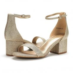 DREAM PAIRS Chunky Low Heel Pump Sandals New Arrivals