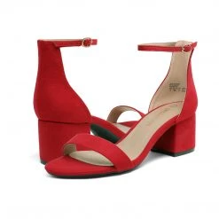 DREAM PAIRS Chunky Low Heel Pump Sandals New Arrivals