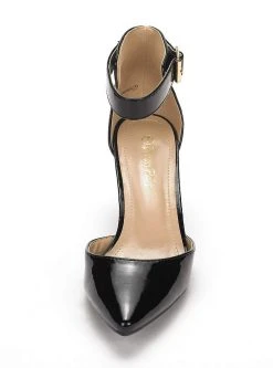 DREAM PAIRS Women's Closed Toe Ankle Strap Heels