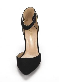 DREAM PAIRS Women's Closed Toe Ankle Strap Heels