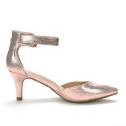 DREAM PAIRS Women's Ankle Strap Low Heel Dress Pumps
