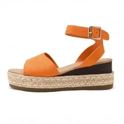 DREAM PAIRS Women's Open Toe Espadrille Wedge Sandals