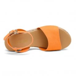 DREAM PAIRS Women's Open Toe Espadrille Wedge Sandals