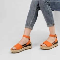 DREAM PAIRS Women's Open Toe Espadrille Wedge Sandals